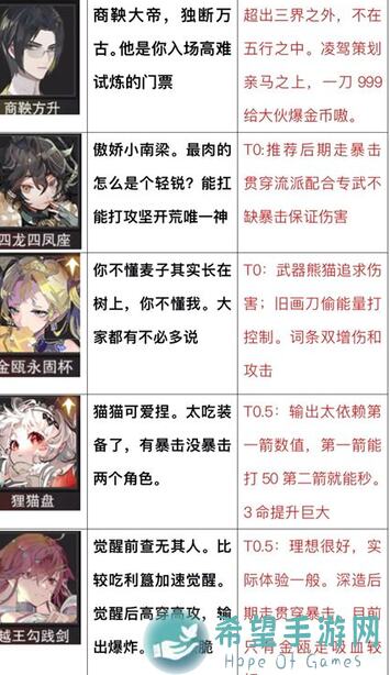 物华弥新1.4更新全角色强度榜大揭秘：物华弥新全角色实力盘点，如何快速提升战斗力？